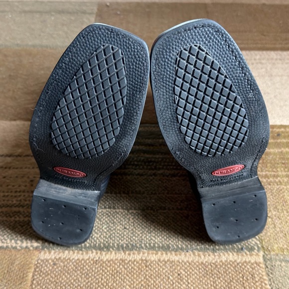 Durango Black Leather Men's Square Toe Boots - Picture 6 of 6